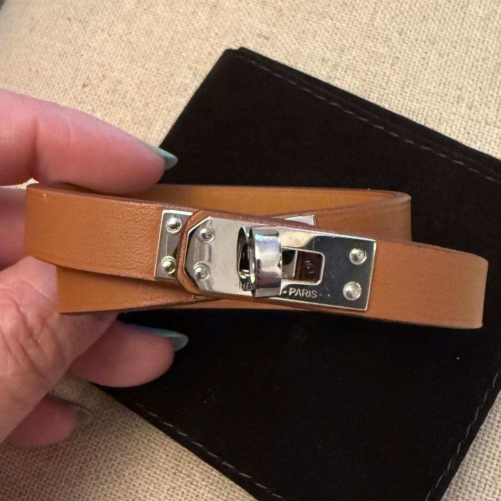 Pre-owned Hermes Mini Double Tour Bracelet